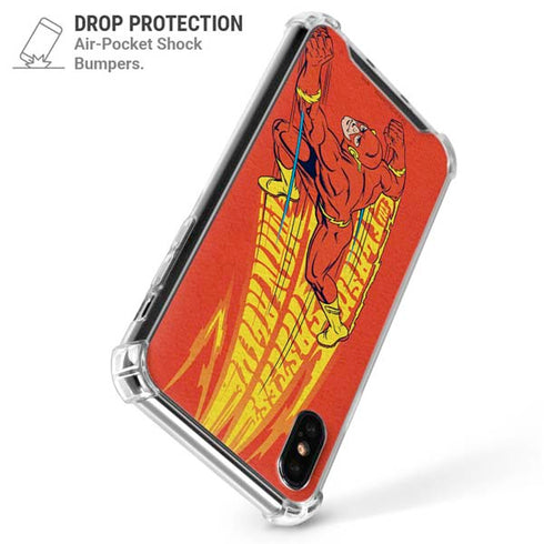 DC Comics Flash Racer iPhone XS Max Clear Case